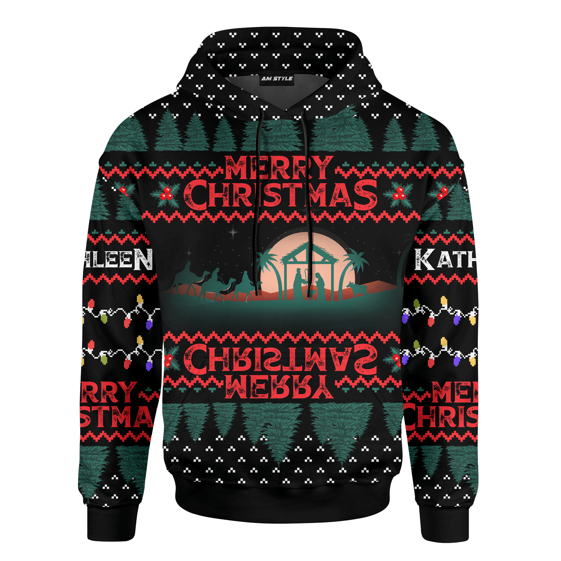 Happy Birthday Jesus Merry Christmas Customized 3D All Over Printed Sweater - AM Style Design - Amaze Style™