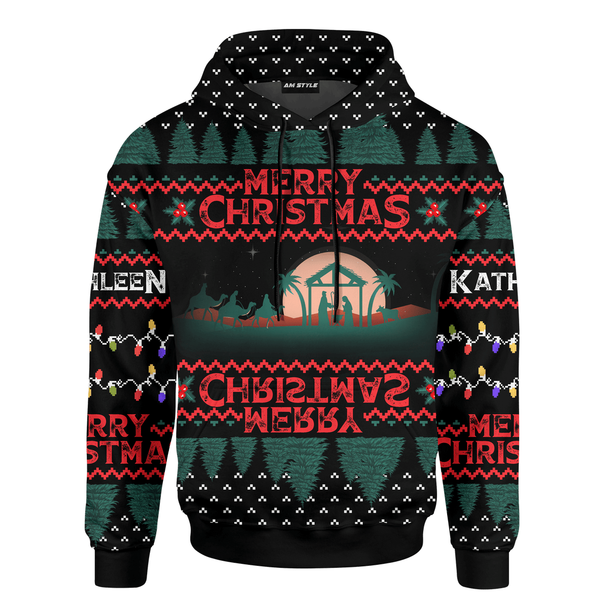 Happy Birthday Jesus Merry Christmas Customized 3D All Over Printed Sweater - AM Style Design - Amaze Style™