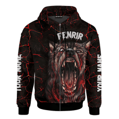 Viking Fenrir Inside Me Customized 3D All Over Printed hoodie