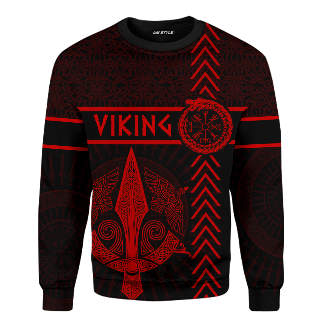 Viking Munin And Hugin Customized 3D All Over Printed hoodie