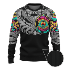 The Aztec Face Maya Aztec Calendar Customized 3D All Over Printed Hoodie