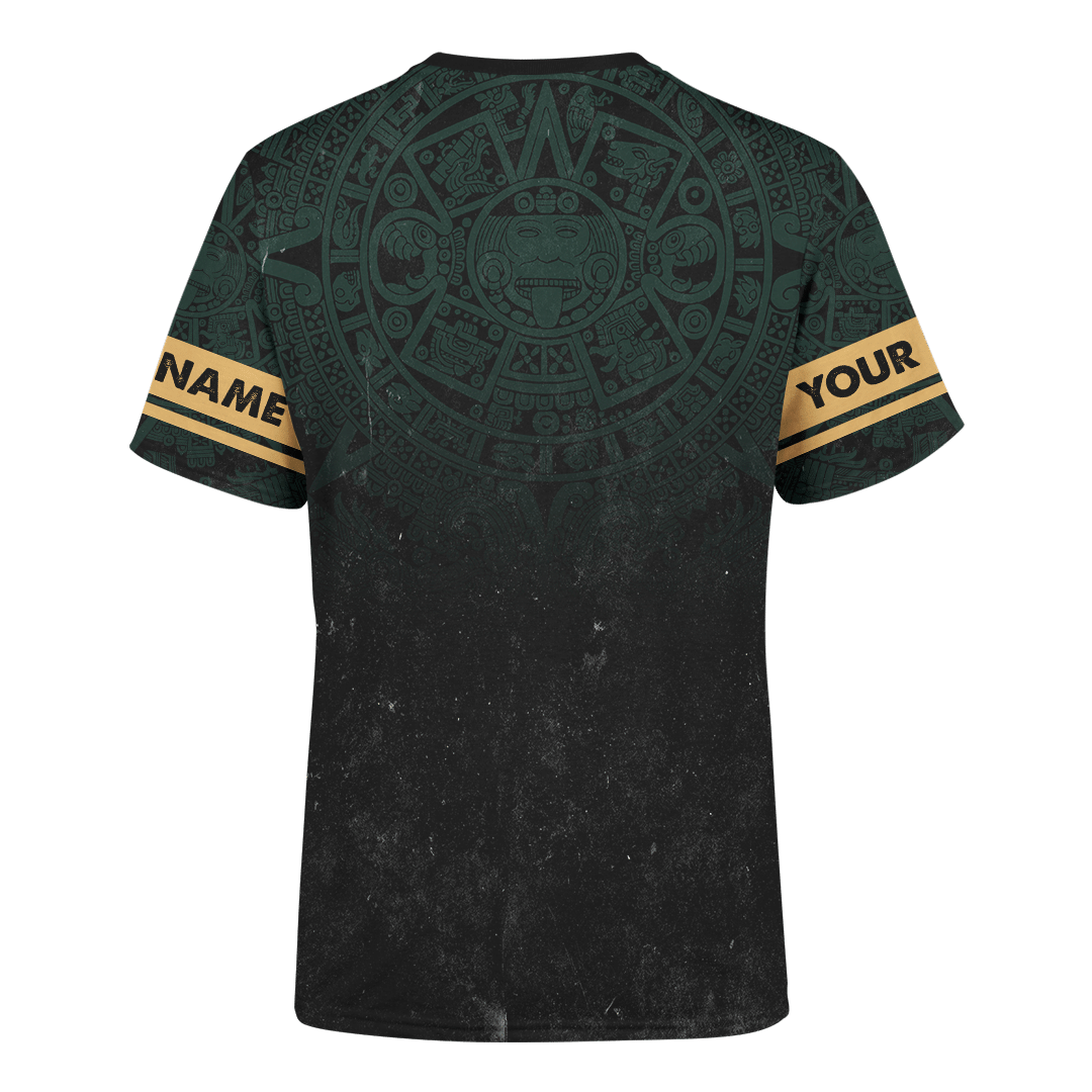 Aztec Quetzalcoatl And Tezcatlipoca Sun Stone Maya Aztec Customized 3D All Over Printed Shirt - AM Style Design - Amaze Style™