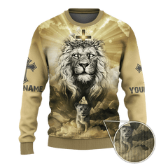 Jesus Father And Son Man Of God Jesus Family Faith Customized 3D All Overprinted Shirt - Am Style Design - Amaze Style™