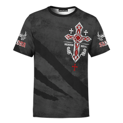 Man Of Faith Cross Faith Customized Customized 3D All Over Printed Shirt