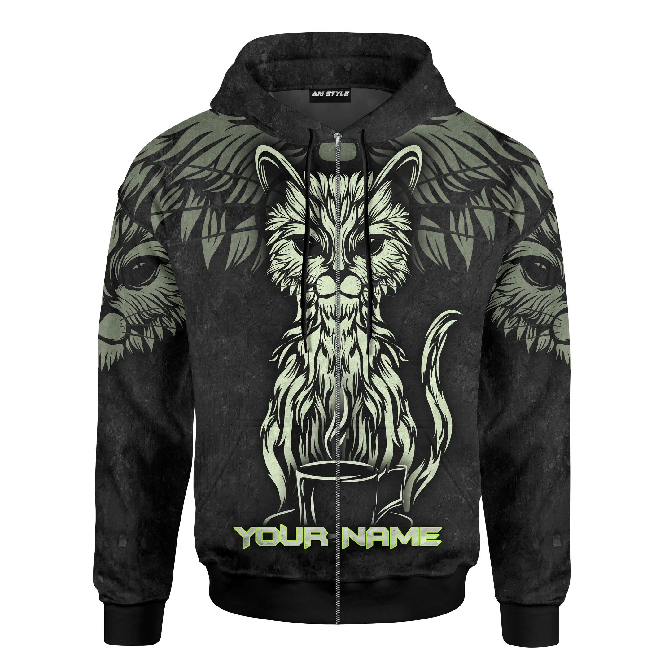 Cat IM So Tired Animals Winter Coffee Customized 3D All Over print hoodie For Men Women