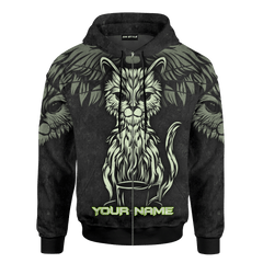 Cat IM So Tired Animals Winter Coffee Customized 3D All Over print hoodie For Men Women