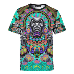 Aztec Xochipilli God Aztec Mexican Mural Art Customized 3D All Over Printed hoodie