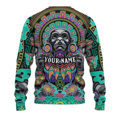 Aztec Xochipilli God Aztec Mexican Mural Art Customized 3D All Over Printed hoodie