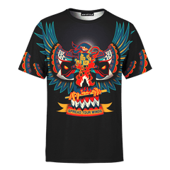 Spread Your Wings Maya Aztec Mexican Mural Art Customized 3D All Over Printed hoodie