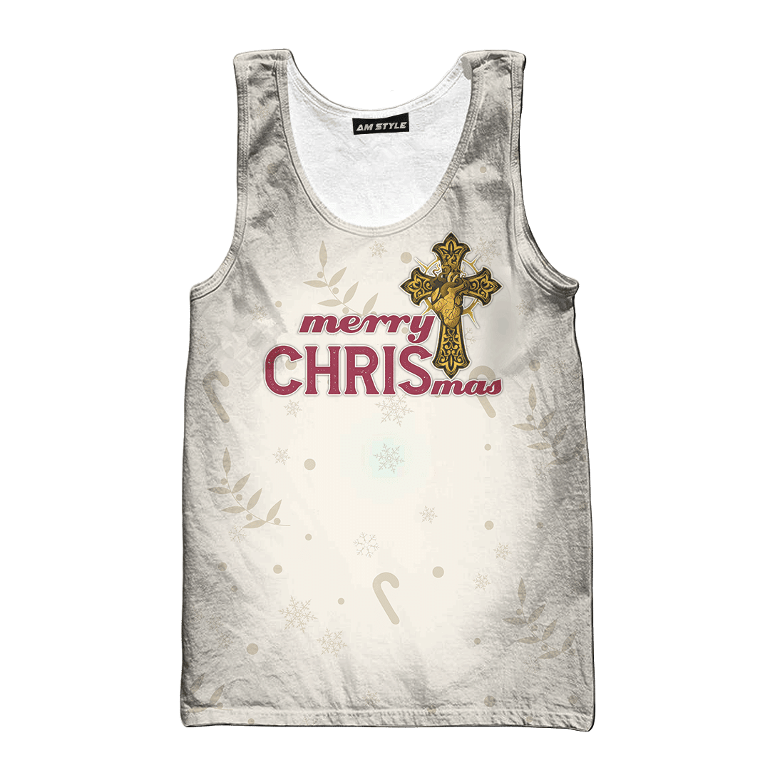 Merry Christmas God Bless You Christmas Customized 3D All Over Printed Sweater