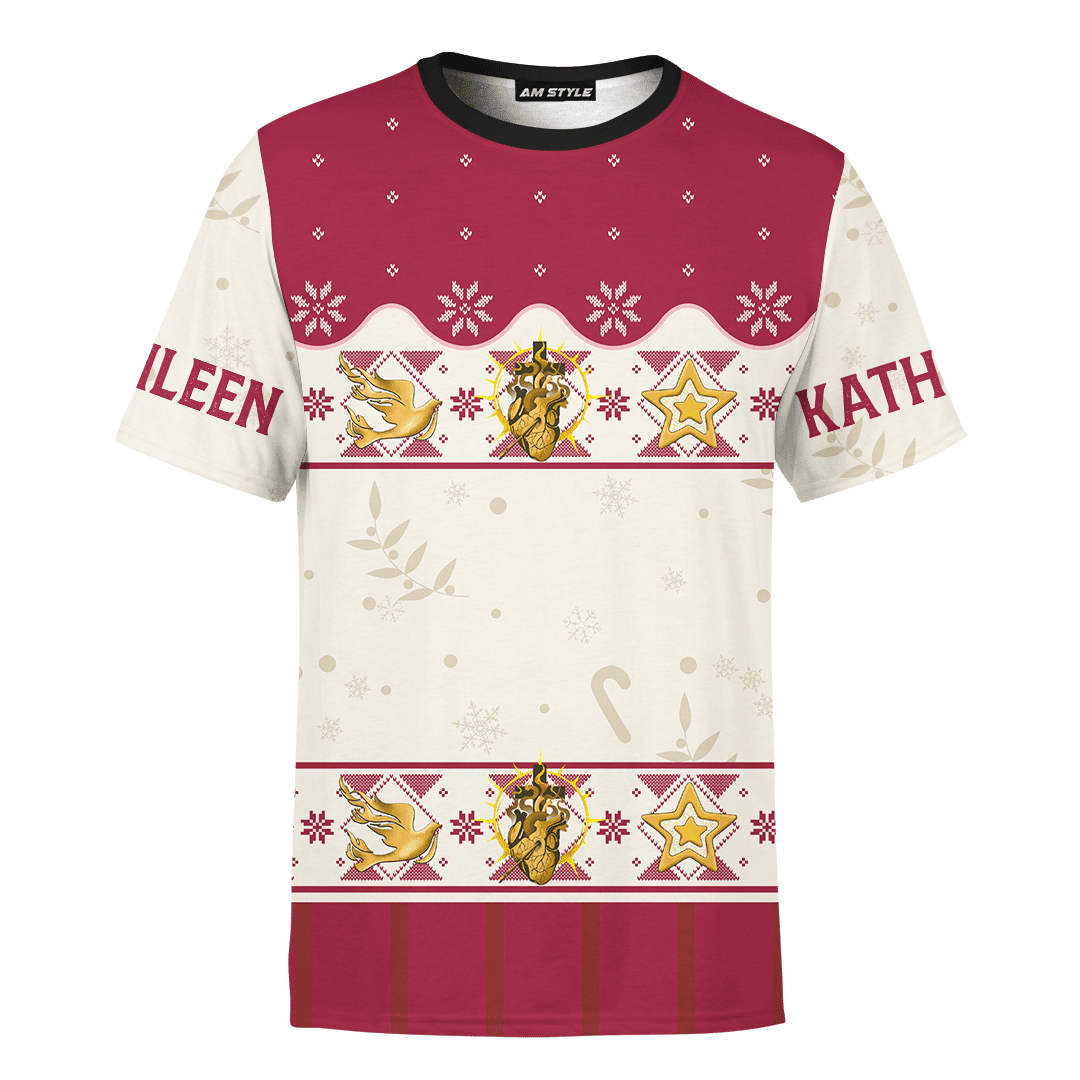 Merry Christmas God Bless You Customized 3D All Over Printed Sweater