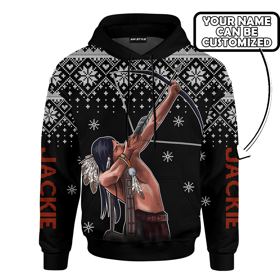 Native Archer Art Native American Christmas Customized All Overprinted Sweater - Am Style Design - Amaze Style™