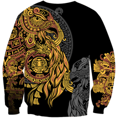 Aztec Mayan Turkey Thanksgiving 3D All Over Printed Vintage hoodie