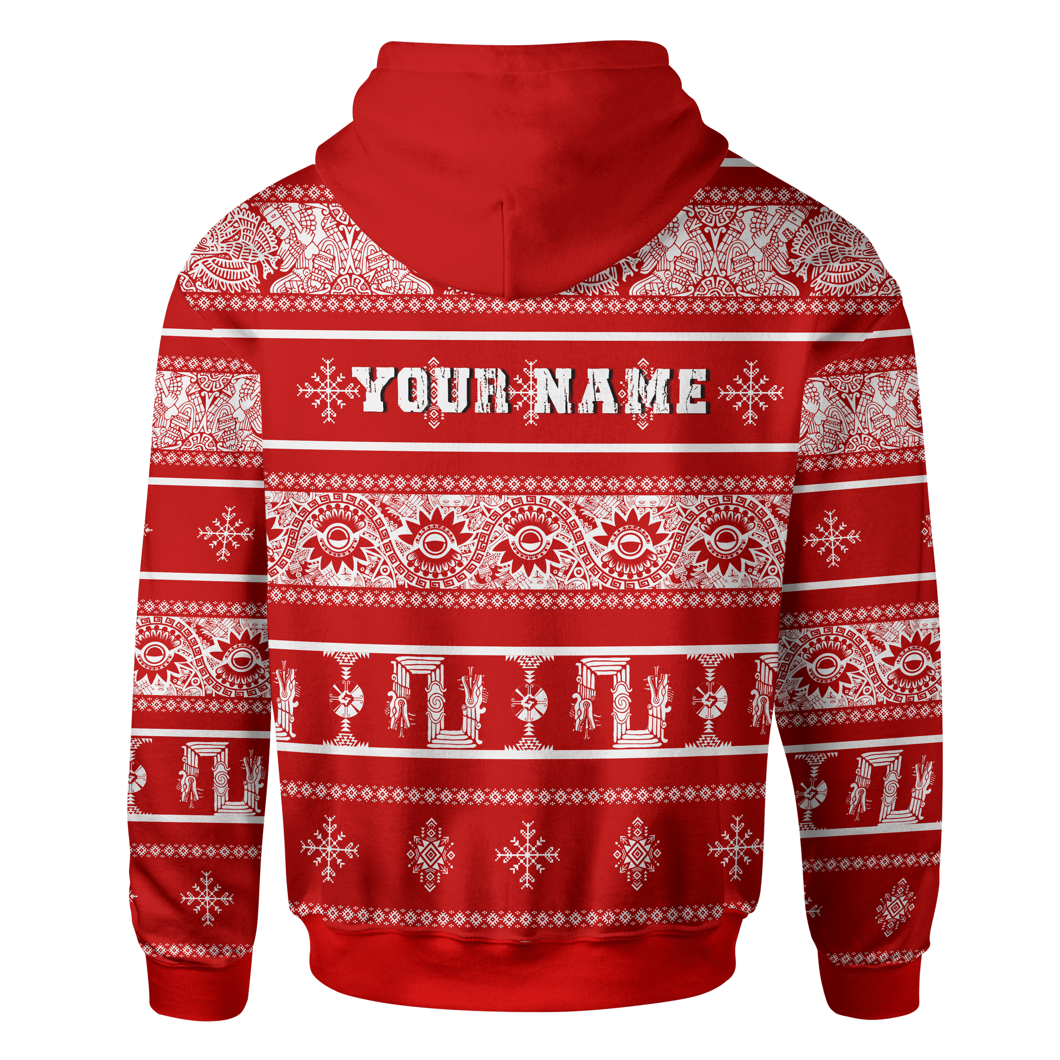 Aztec Christmas Aztec Maya Mexica Christmas Customized 3D All Over Printed Sweater- AM Style Design - Amaze Style™