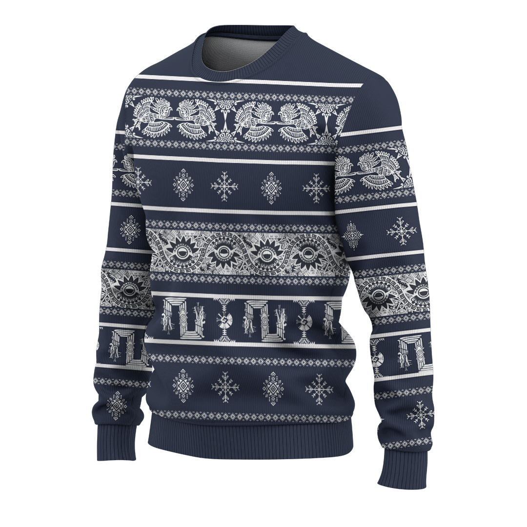 Aztec Christmas Gift Aztec Maya Mexica Christmas Customized 3D All Over Printed Sweater - AM Style Design - Amaze Style™