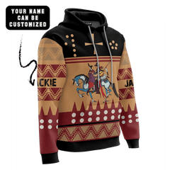 American Indian Horse Tattoo Native American Pattern for Couple Customized 3D All Over Printed Shirt - AM Style Design - Amaze Style™