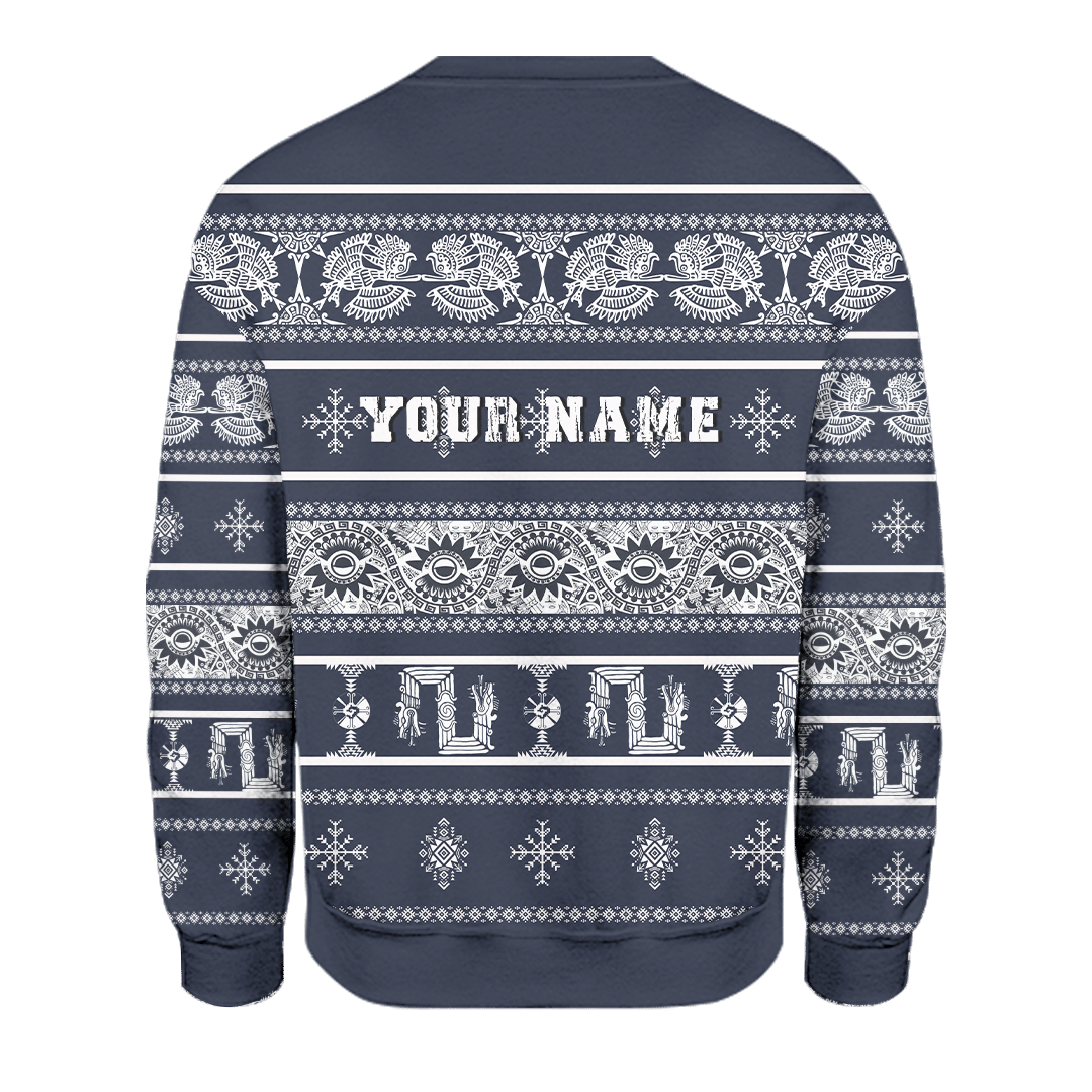 Aztec Christmas Gift Aztec Maya Mexica Christmas Customized 3D All Over Printed Sweater - AM Style Design - Amaze Style™