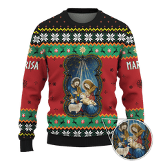 Jesus Is The Reason For The Season Jesus Christmas Customized 3D All Over Printed Sweater