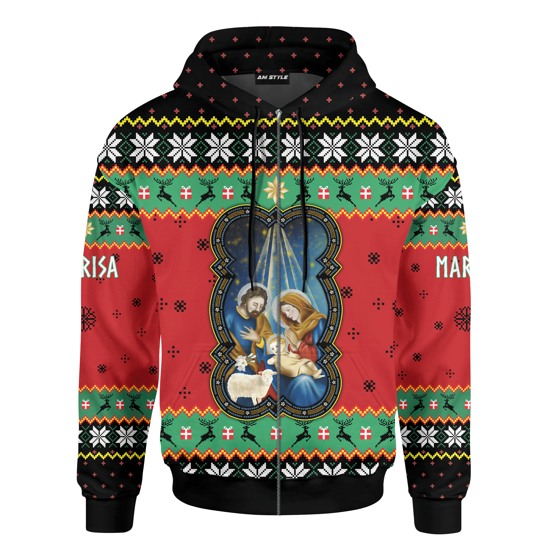 Jesus Is The Reason For The Season Jesus Christmas Customized 3D All Over Printed Sweater