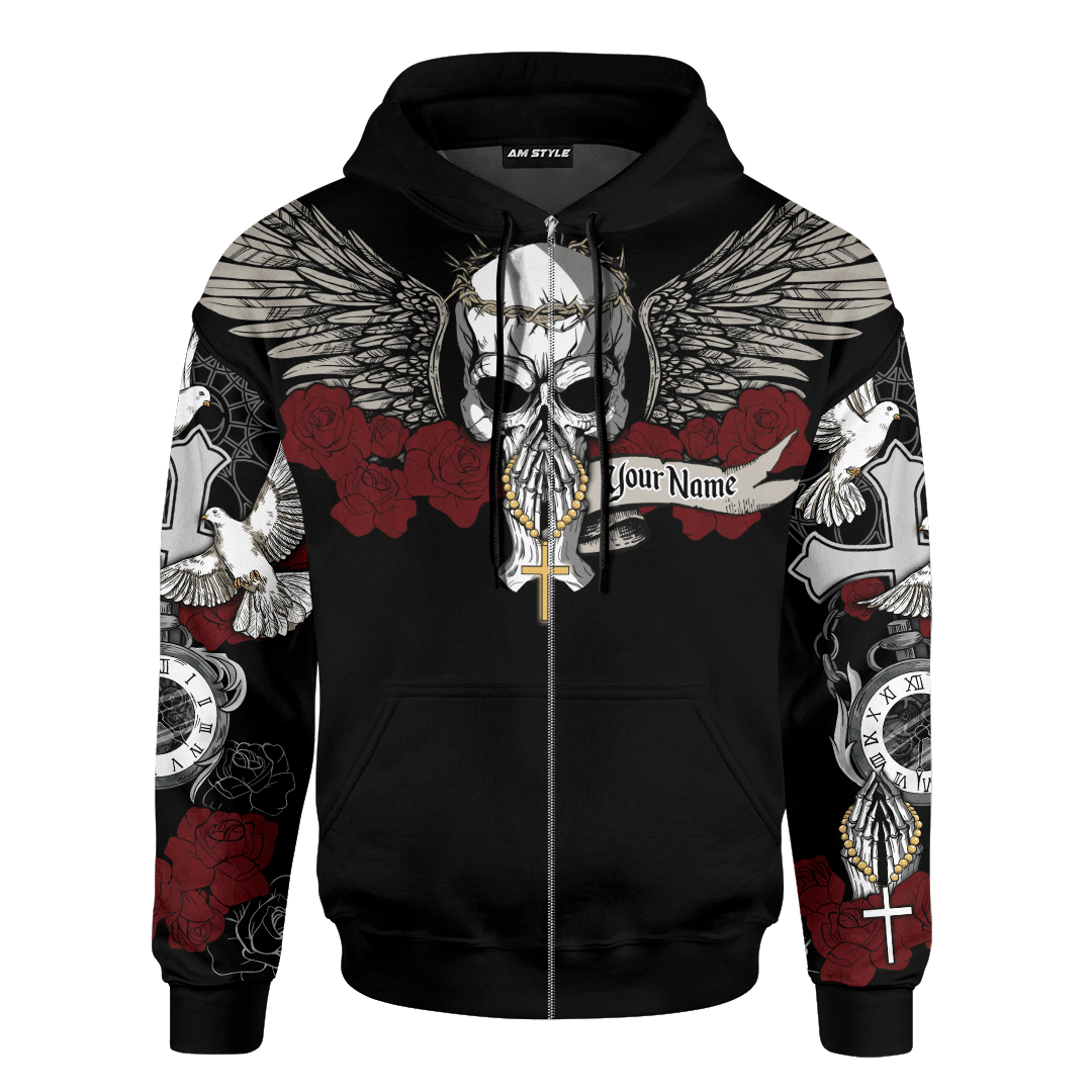 Dead to sin alive in christ jesus customized 3d all overprinted hoodie