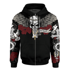 Dead to sin alive in christ jesus customized 3d all overprinted hoodie