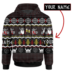 Cute Viking Gnome - Viking Ugly Christmas Sweater -  AM Style Design - Amaze Style™