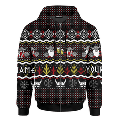 Cute Viking Gnome Viking Ugly Christmas Sweater Design