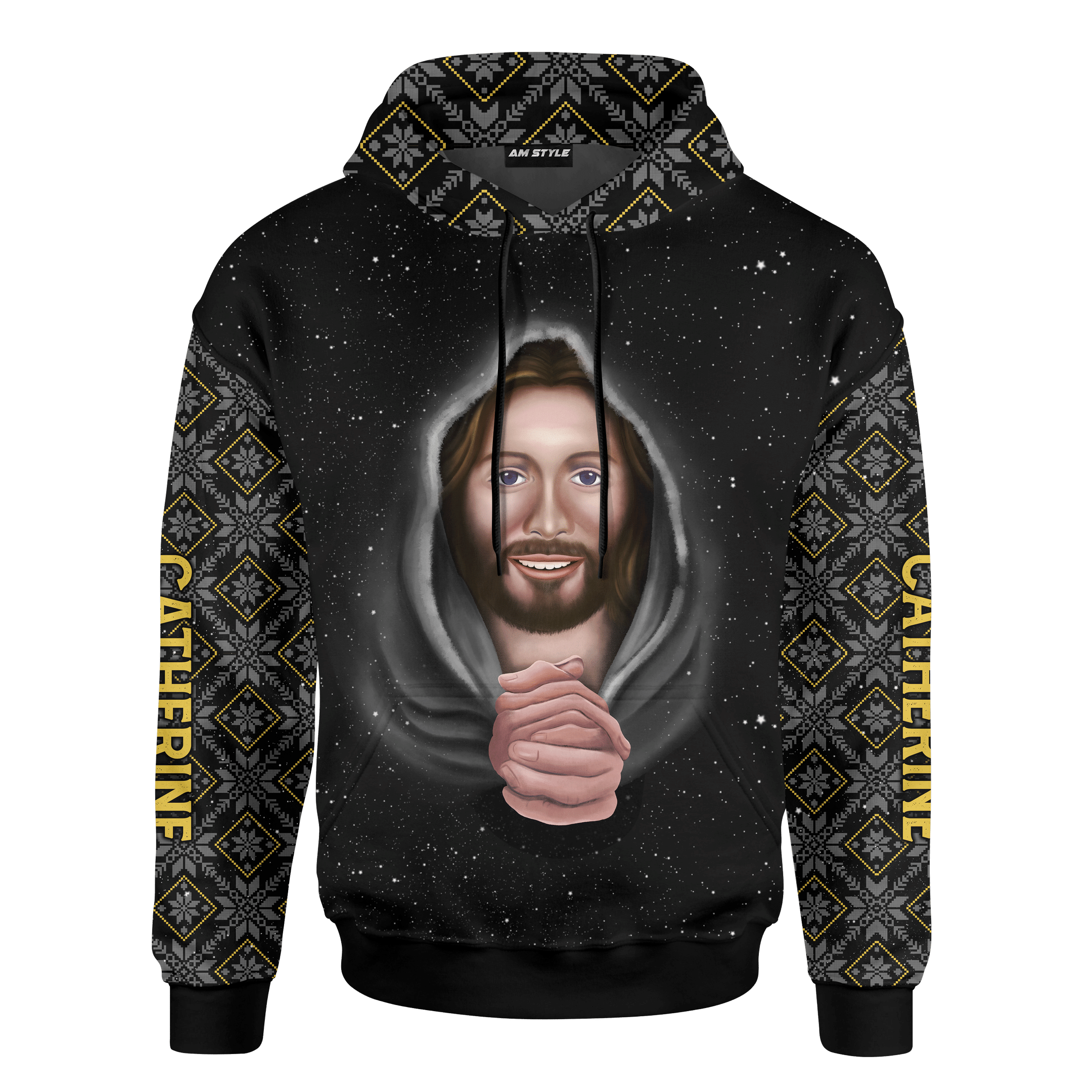 God Bless You Merry Christmas Jesus Christmas Customized 3D All Over Printed Sweater - AM Style Design - Amaze Style™