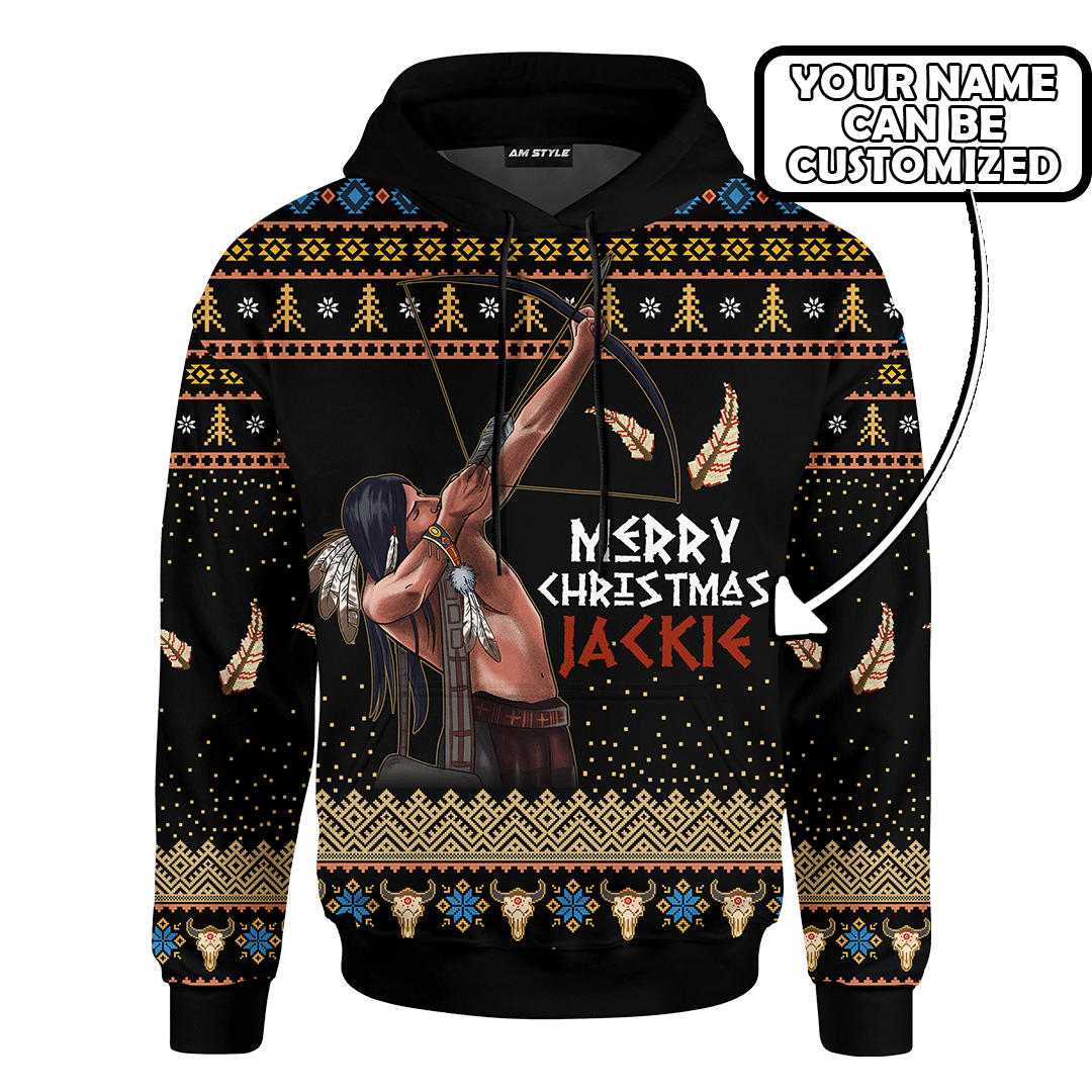 Native Archer Native American Christmas Customized All Overprinted Sweater - Am Style Design - Amaze Style™