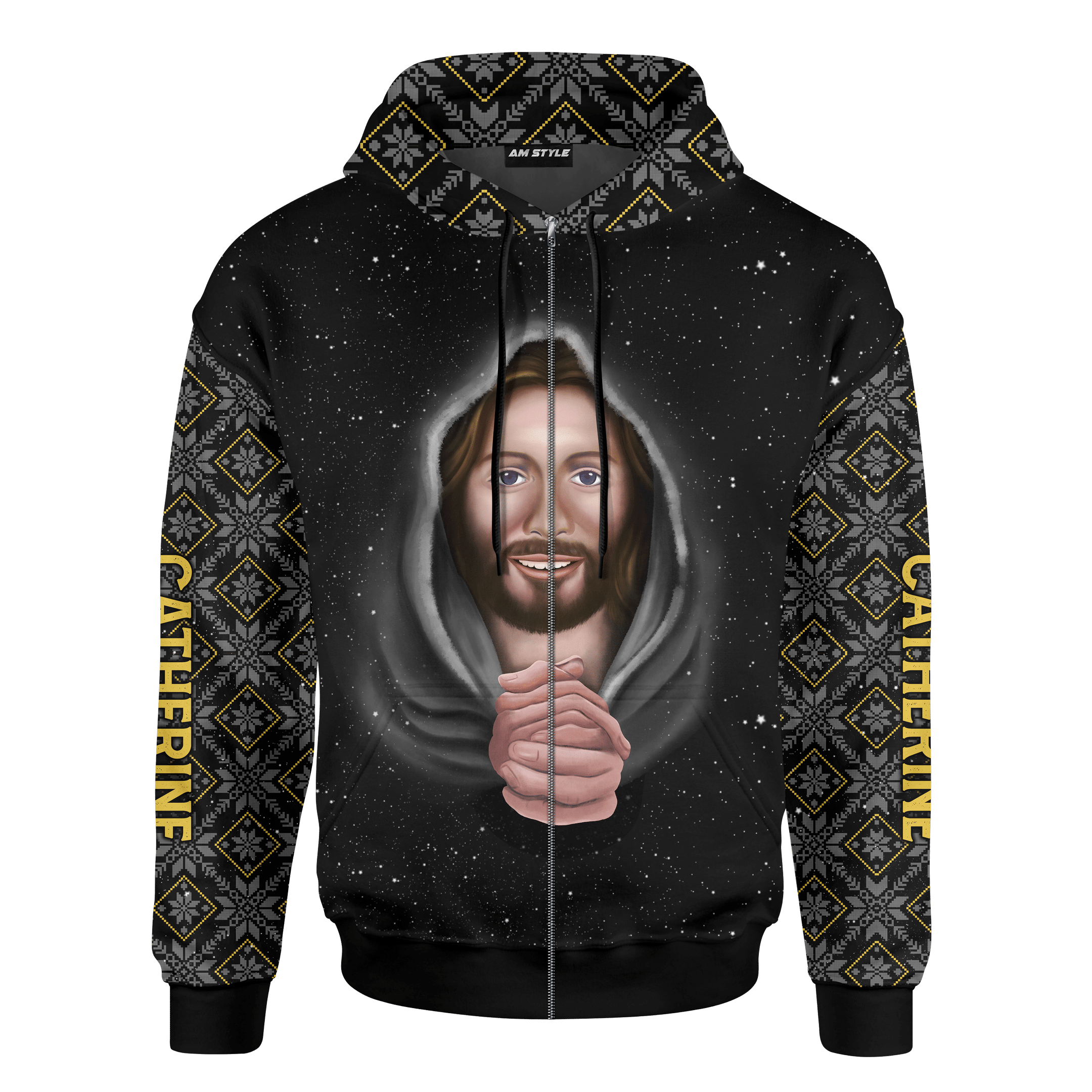 God bless you merry christmas customized hoodie