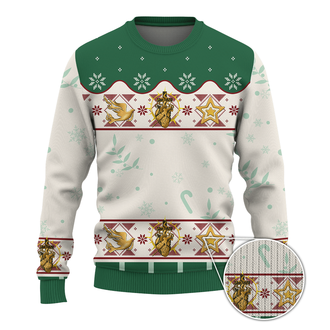 Merry Christmas Jesus Christmas Customized 3D All Over Printed Sweater - AM Style Design - Amaze Style™