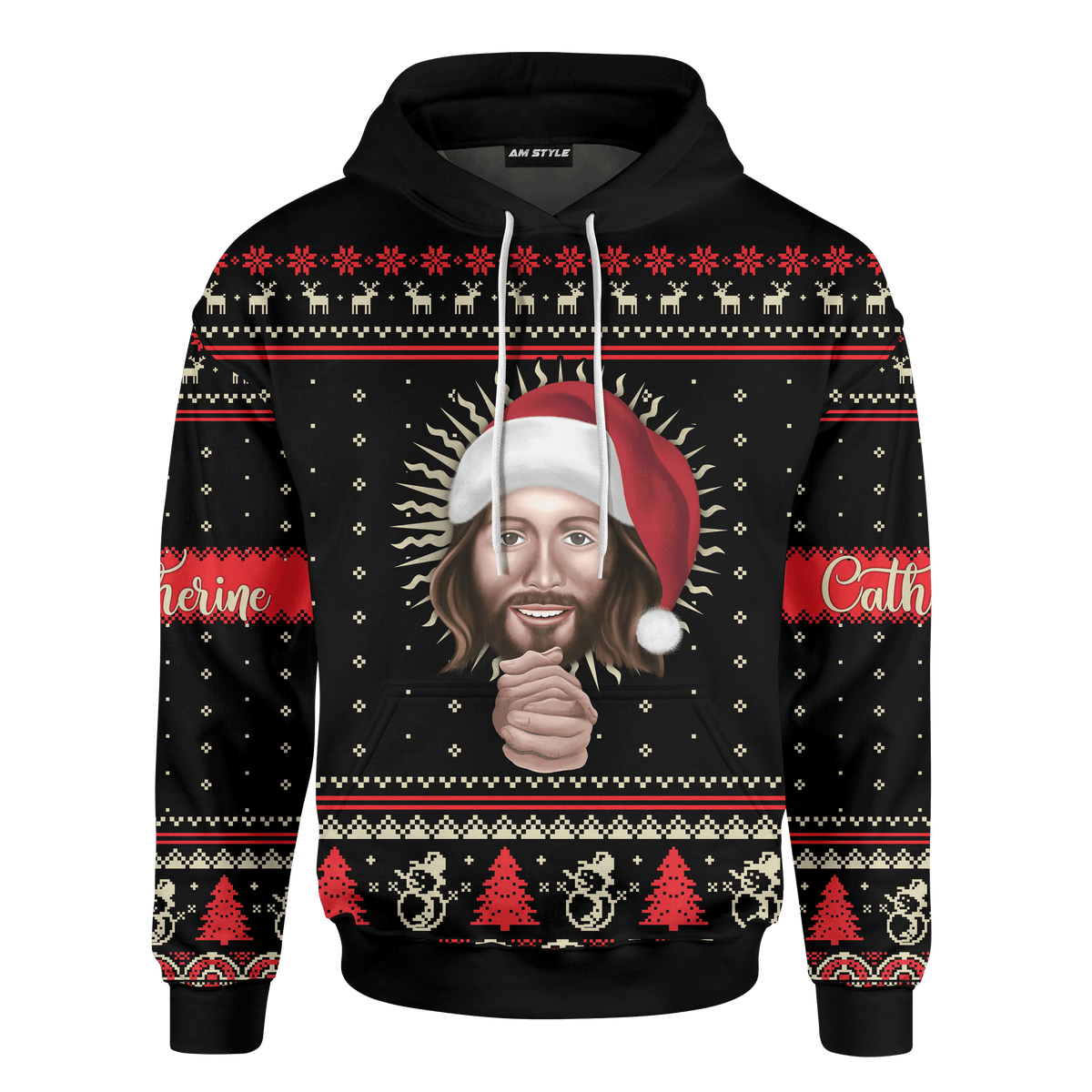 Jesus Is The Reason For The Season Jesus Christmas Customized 3D All Over Printed Sweater - AM Style Design - Amaze Style™