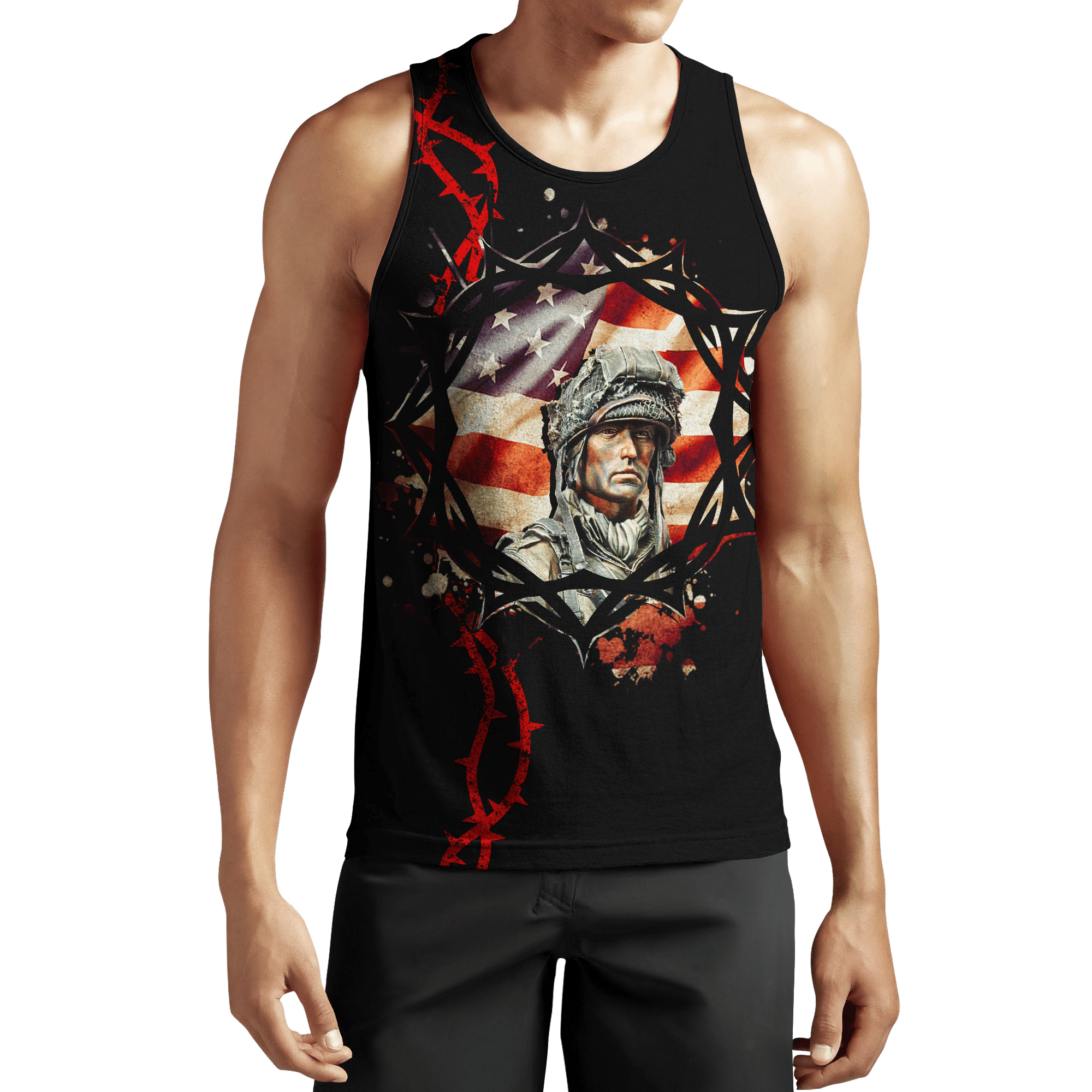 AM Style Customize Veteran America Flag 3D All Over Printed Unisex Shirt - Full Size - Independence Day - Amaze Style™