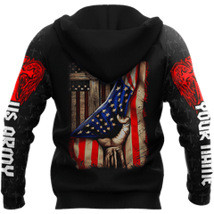 AM Style Customize Veteran America Flag 3D All Over Printed Unisex Shirt - Full Size - Independence Day - Amaze Style™