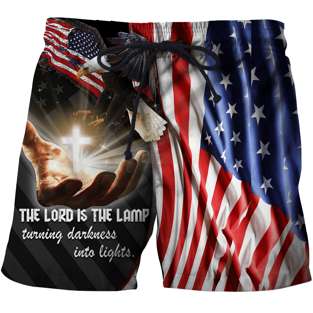 AM Style Customize Jesus Eagle America Flag 3D All Over Printed Unisex Shirt - Full Size - Independence Day - Amaze Style™