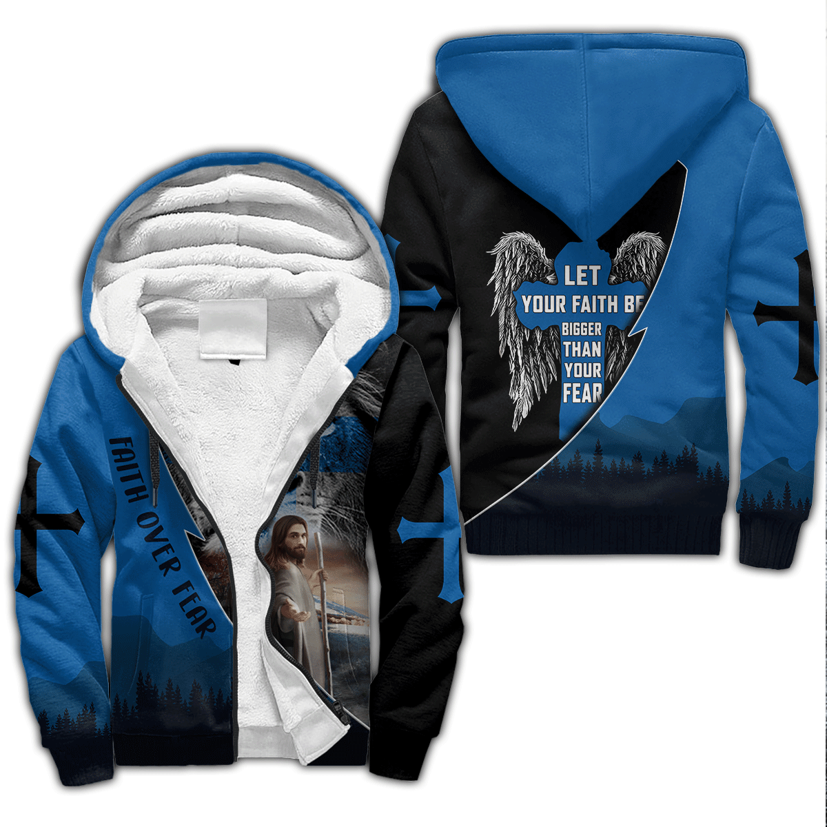 God Bless Us Army Independence Day Customized 3D All Over Printed hoodie