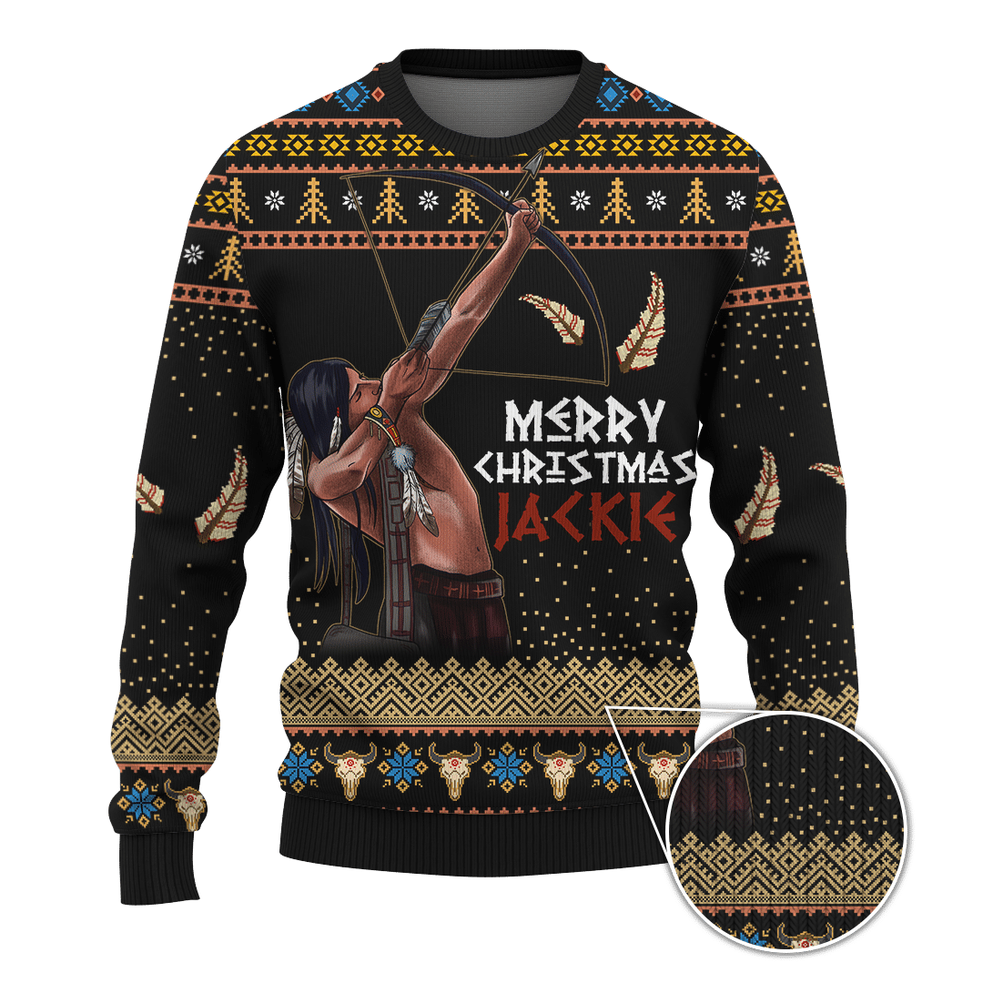 Native Archer Native American Christmas Customized All Over print Hoodie