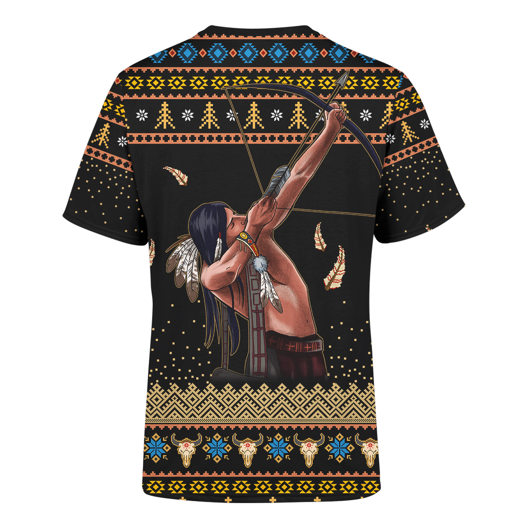 Native Archer Native American Christmas Customized All Overprinted Sweater - Am Style Design - Amaze Style™