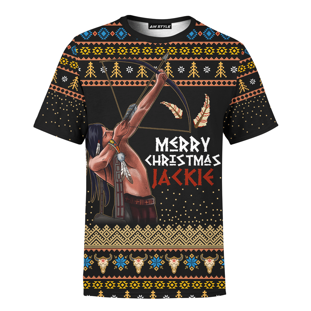 Native Archer Native American Christmas Customized All Over print Hoodie