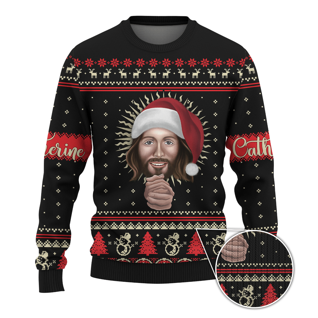 Jesus is the reason for the season merry christmas All Over Printed Hoodie