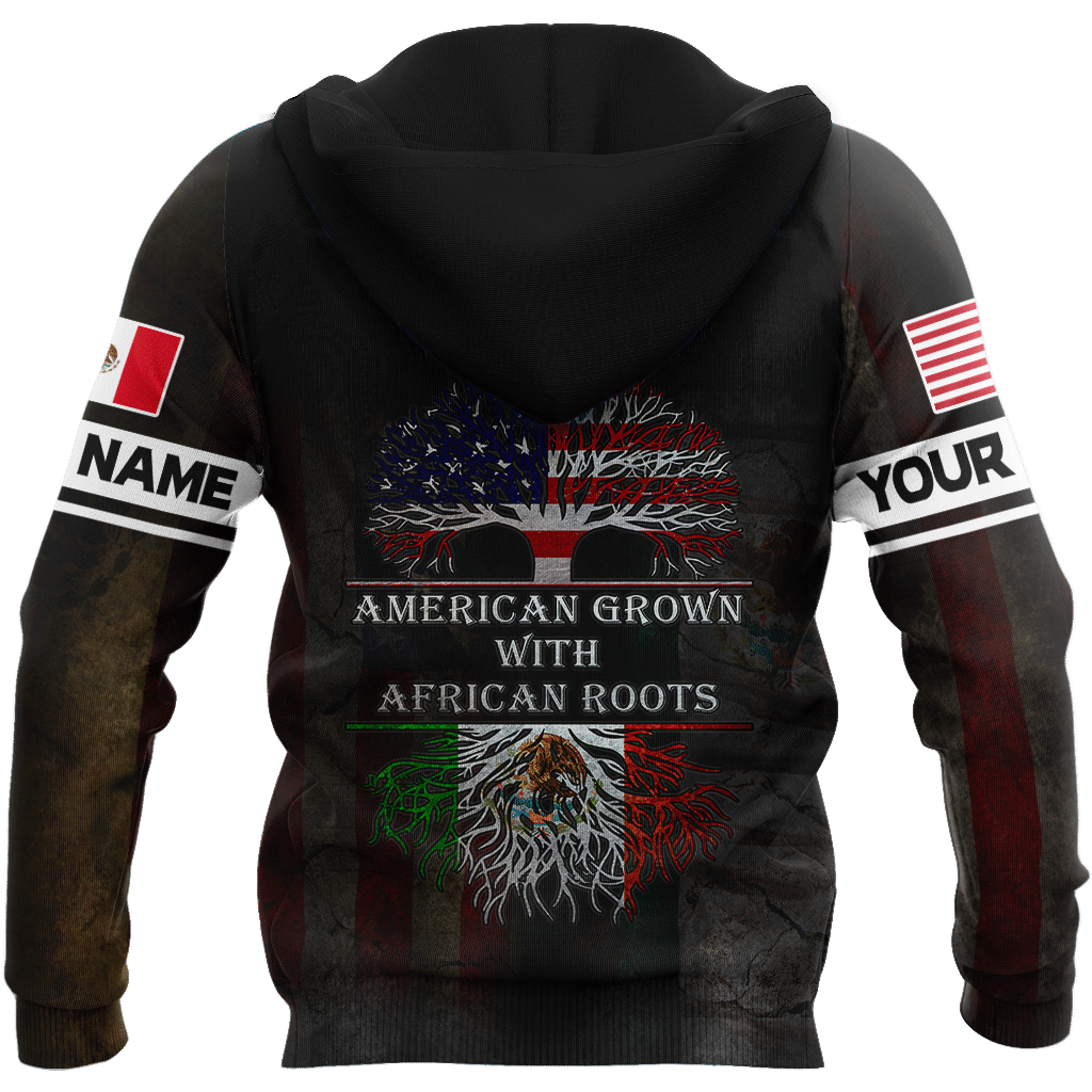 AM Style Customize Mexico - American Eagle Tatto 3D All Over Printed Unisex Hoodies - Full Size - Independence Day - Amaze Style™