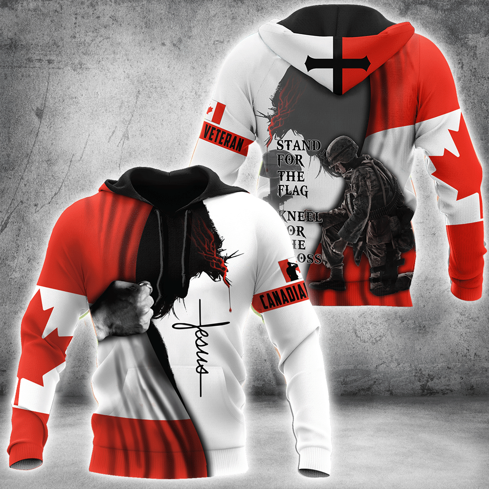 Canadian Veteran - Jesus 3D All Over Printed Shirts VP05032101 - Amaze Style™