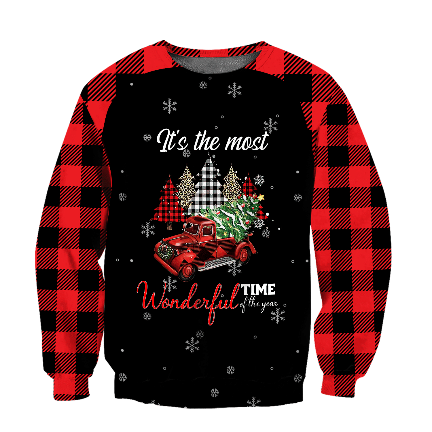 christmas is the most wonderfull time jesus all over printed unisex Hoodie