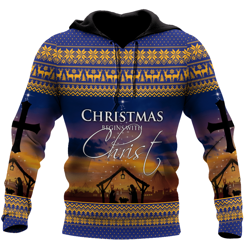 a holy night jesus christmas jesus all over printed unisex hoodie