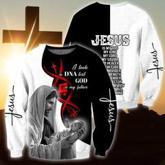 Dna Test God Is My Father Jesus All Over Printed Hoodie