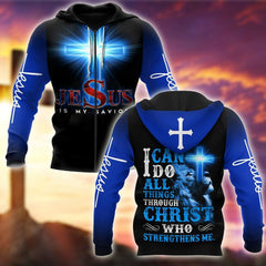 Christmas Is The Most Wonderfull Time Jesus All Over Printed Unisex hoodie