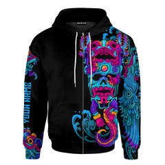 Aztec Axolotl Mural Art Customized 3D All Over Printed Hoodie