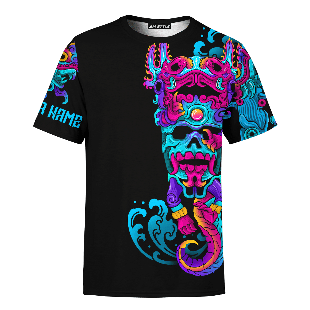 Aztec Axolotl Mural Art Customized 3D All Over Printed Hoodie