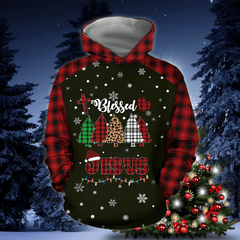 Jesus Christmas Blessed Jesus Jesus All Over Printed Unisex Hoodie