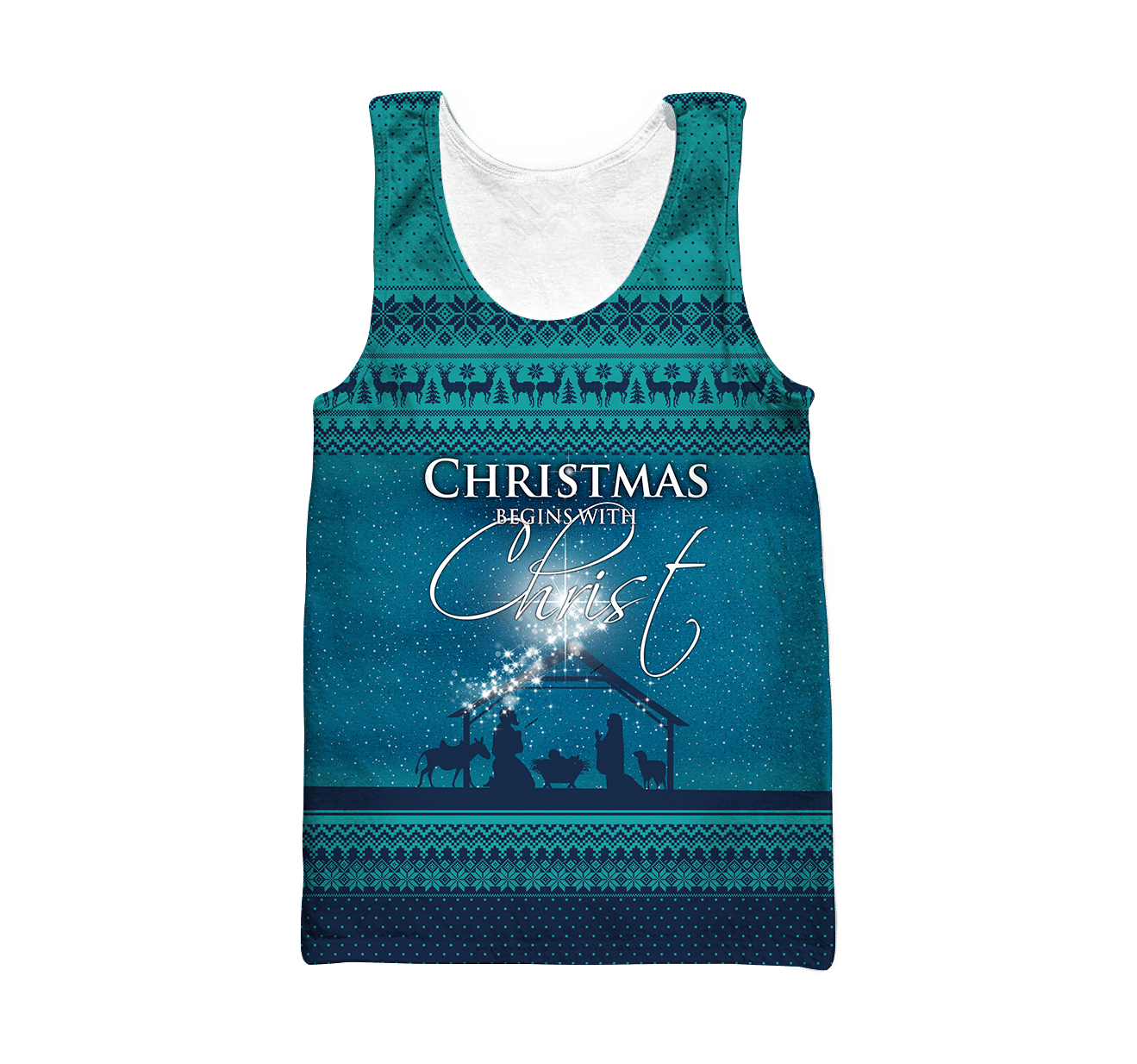 christian christmas nativity jesus all over printed printed unisex hoodie